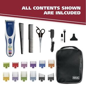 Wahl Color Pro Cordless Rechargeable Hair Clipper & Trimmer Model 9649P